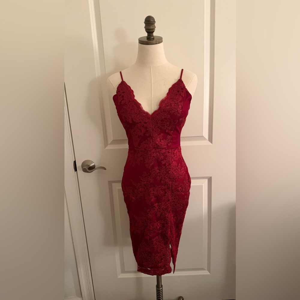 Windsor Red Lace Dress